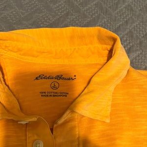 Eddie Bauer Polo, 100% cotton.